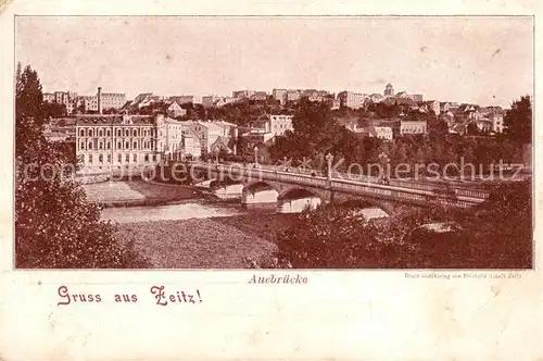 AK / Ansichtskarte  Zeitz Auebruecke Zeitz