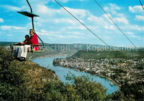 AK / Ansichtskarte  Sessellift_Chairlift_Telesiege Boppard am Rhein 