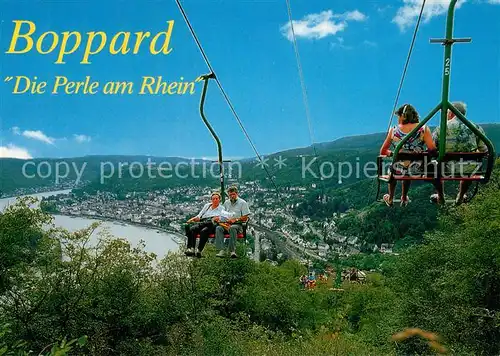 AK / Ansichtskarte 73819378 Sessellift_Chairlift_Telesiege Boppard  