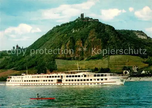 AK / Ansichtskarte  Dampfer_Binnenschifffahrt Drachenfels mit M.S.Nederland 