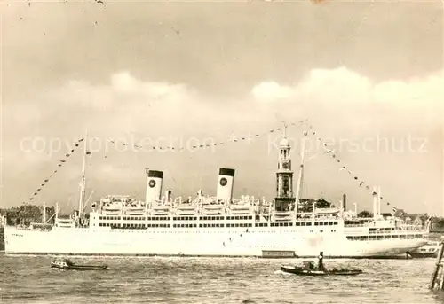 AK / Ansichtskarte  Dampfer_Oceanliner Hamburg MS ITALIO 