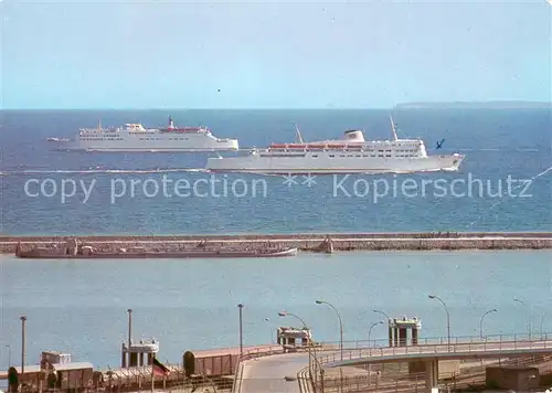 AK / Ansichtskarte  Dampfer_Oceanliner Sassnitz Kr.Ruegen SKaeNE 