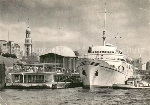 AK / Ansichtskarte  Dampfer_Oceanliner Hamburg WAPPEN VON HAMBURG  