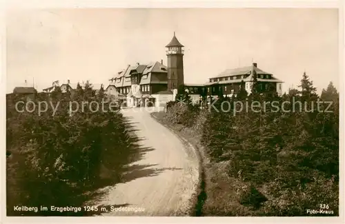 AK / Ansichtskarte  Keilberg_1244m__Erzgebirge_PL Bergwirtschaft Keilberg 