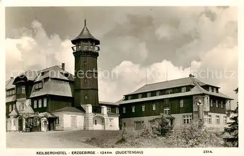 AK / Ansichtskarte  Keilberg_1244m__Erzgebirge_PL Keilberghotel 