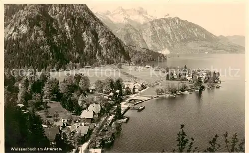 AK / Ansichtskarte 73819523 Weissenbach_Attersee Panorama Weissenbach Attersee