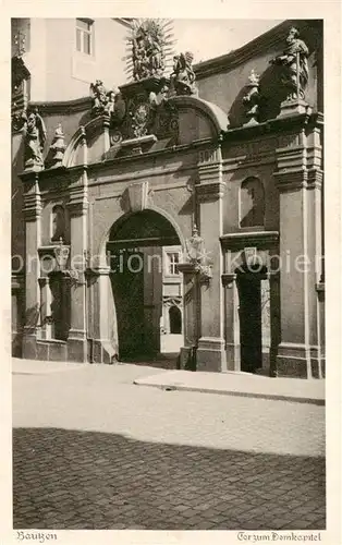 AK / Ansichtskarte 73819544 Bautzen Tor zum Domkapitel Bautzen