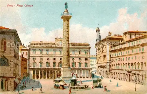 AK / Ansichtskarte 73819558 Roma__Rom_IT Piazza Colonna 