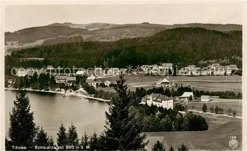 AK / Ansichtskarte  Titisee Panorama Titisee