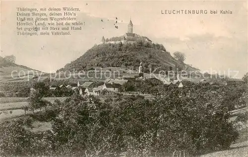 AK / Ansichtskarte  Kahla__Thueringen Schloss Leuchtenburg 