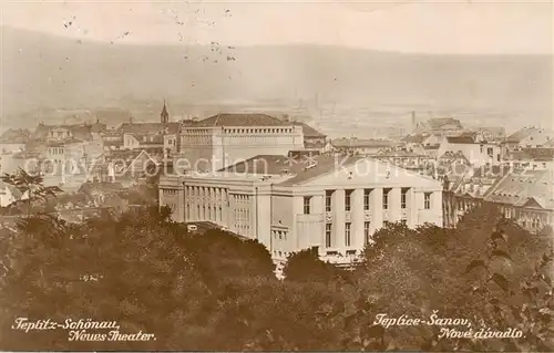 AK / Ansichtskarte  Teplitz_-Schoenau_Teplice_CZ Neues Theater 