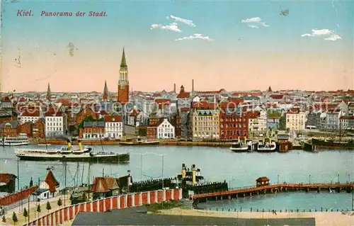 AK / Ansichtskarte 73819608 Kiel Panorama der Stadt Kiel