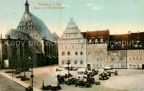 AK / Ansichtskarte  Freiberg__Sachsen Dom mit Albertmuseum 