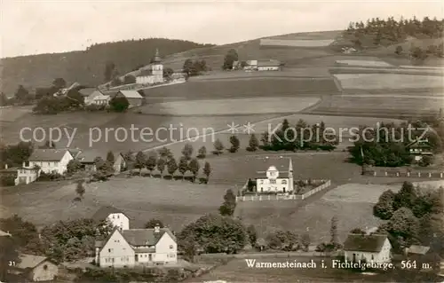 AK / Ansichtskarte  Warmensteinach Panorama Warmensteinach