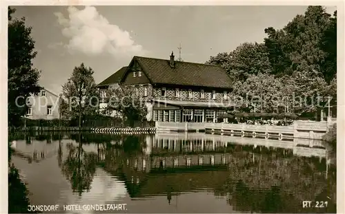 AK / Ansichtskarte  Jonsdorf Hotel Gondelfahrt Jonsdorf