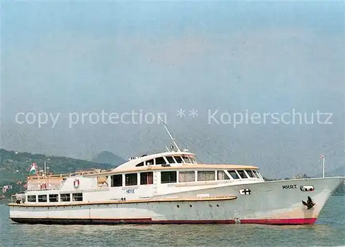 AK / Ansichtskarte 73819667 Dampfer_Binnenschifffahrt MAHART Tochterfirma fuer Balatonschiffahrt 