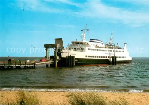 AK / Ansichtskarte  Faehre Nordseebad List auf Sylt Autofaehre VIKINGLAND 