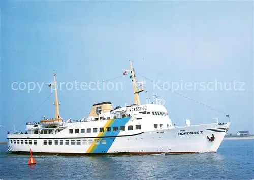 AK / Ansichtskarte  Dampfer_Binnenschifffahrt MS NORDSEE I BRT 981 