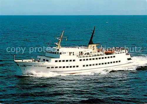 AK / Ansichtskarte 73819673 Dampfer_Binnenschifffahrt MS KAPTN BRAss 850 BRT  