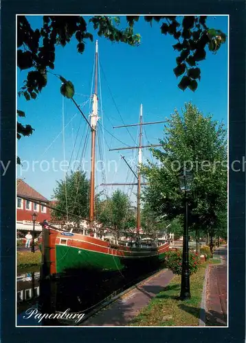 AK / Ansichtskarte  Segelschiffe Papenburg Museumsschiff MARGARETHA VON PAPENBURG am Hauptkanal 