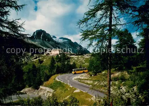 AK / Ansichtskarte  Postbus Maloja mit Piz Lagrev 