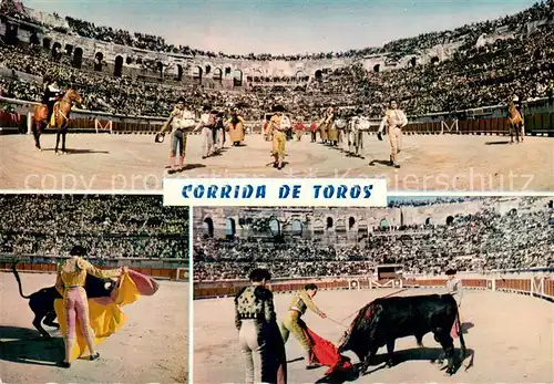AK / Ansichtskarte 73819699 Stierkampf_Corrida_de_Toros_Bullfight Corrida de Toros Le Paseo  