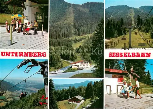 AK / Ansichtskarte  Sessellift_Chairlift_Telesiege Unternberg Alm Ruhpolding 