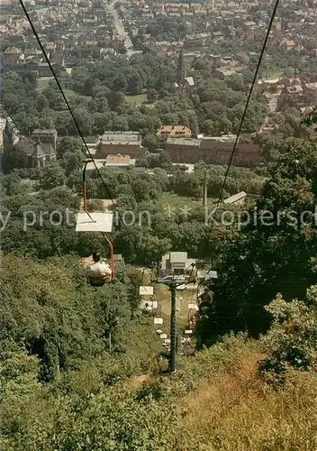 AK / Ansichtskarte  Sessellift_Chairlift_Telesiege Thale Harz Kr. Quedlinburg  