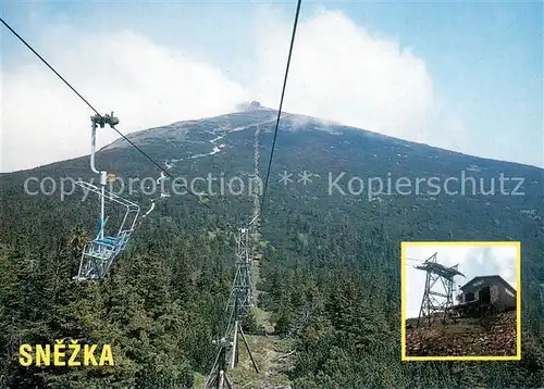 AK / Ansichtskarte 73819727 Sessellift_Chairlift_Telesiege Snezka Schneekoppe 