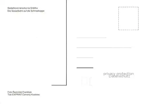 AK / Ansichtskarte 73819727 Sessellift_Chairlift_Telesiege Snezka Schneekoppe 