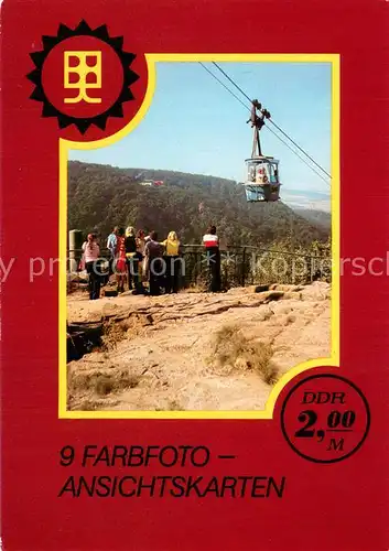 AK / Ansichtskarte  Seilbahn_Cable-Car_Telepherique 9 Farbfoto Ansichtskarte  