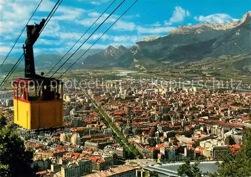 AK / Ansichtskarte  Seilbahn_Cable-Car_Telepherique Grenoble  