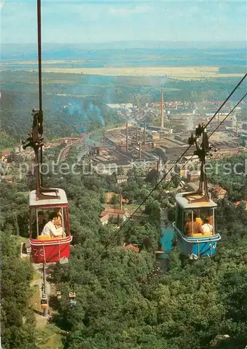 AK / Ansichtskarte  Seilbahn_Cable-Car_Telepherique Thale Harz Kr. Quedinburg 