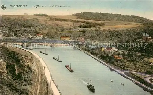 AK / Ansichtskarte  Anseremme_Belgie La Meuse au pont d'Anseremme 