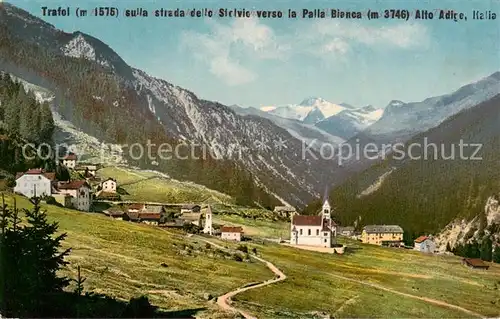 AK / Ansichtskarte  Trafoi_Stilfs_Suedtirol_IT sulla strada delle Stelvio verso la Palla Bianca 