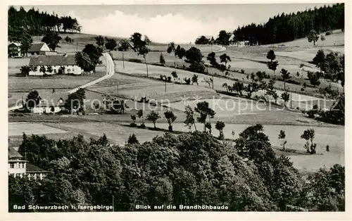 AK / Ansichtskarte  Bad_Schwarzbach_Flinsberg_Swieradow_Zdroj_Bad_PL Blick auf die Brandhoehbaude 