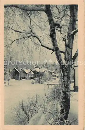 AK / Ansichtskarte 73819779 Schreiberhau_Szklarska_Poreba_Riesengebirge_PL Winterbild 