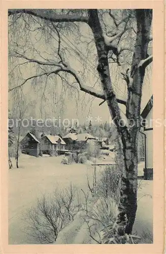 AK / Ansichtskarte  Schreiberhau_Szklarska_Poreba_Riesengebirge_PL Winterbild 