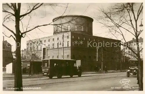 AK / Ansichtskarte  Stockholm Stadsbiblioteket Stockholm