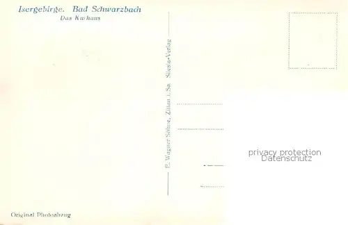 AK / Ansichtskarte 73819794 Bad_Schwarzbach_Flinsberg_Swieradow_Zdroj_Bad_PL Kurhaus 