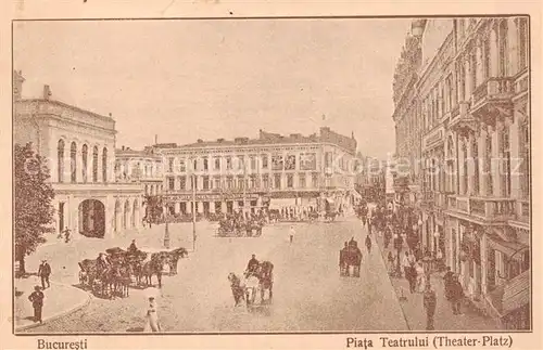 AK / Ansichtskarte  Bucuresti Piata Teatrului Theaterplatz Bucuresti