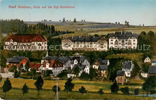 AK / Ansichtskarte  Bad_Steben Blick auf die Koeniglichen Kurhaeuser Bad_Steben