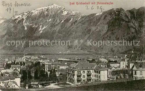 AK / Ansichtskarte 73819866 Bad_Reichenhall Panorama Blick gegen Hohenstaufen Bad_Reichenhall