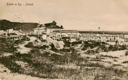 AK / Ansichtskarte  Baabe_Ostseebad_Ruegen Strand Baabe_Ostseebad_Ruegen