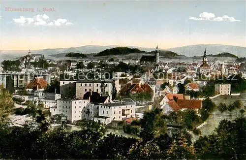 AK / Ansichtskarte  Hirschberg__Jelenia_Gora_Riesengebirge_PL Stadtpanorama 