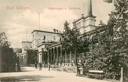 AK / Ansichtskarte  Bad_Reinerz_Duszniki-Zdrój_PL Palmenhaus und Badehaus 