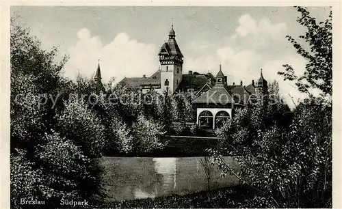 AK / Ansichtskarte  Breslau_Niederschlesien Suedpark Breslau_Niederschlesien