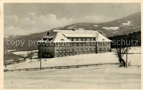 AK / Ansichtskarte  Krummhuebel_Karpacz_Riesengebirge_PL Haus Brandenburg 