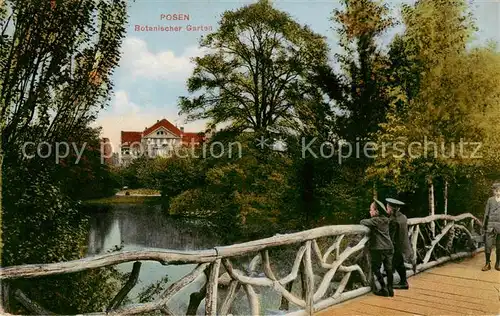 AK / Ansichtskarte  Posen_Poznan Botanischer Garten Posen Poznan