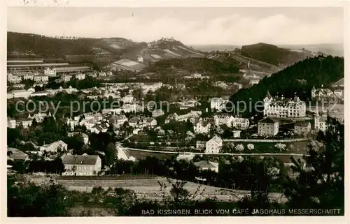 AK / Ansichtskarte  Bad_Kissingen Blick vom Cafe Jagdhaus Messerschmitt Bad_Kissingen